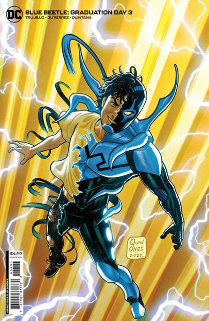 blue beetle turning