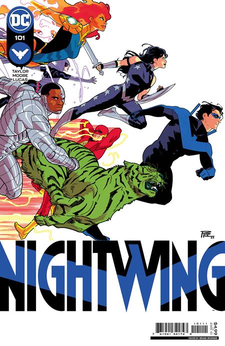 nightwing with team