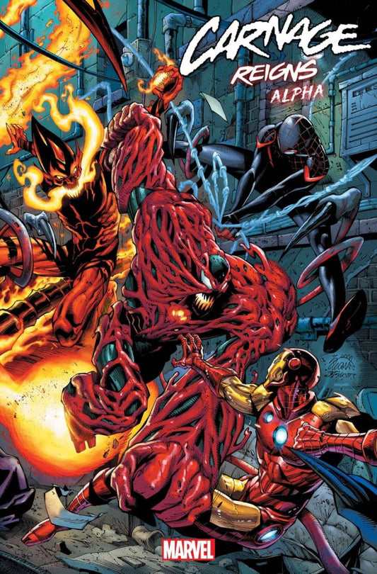 carnage fighting ironman and mile morales