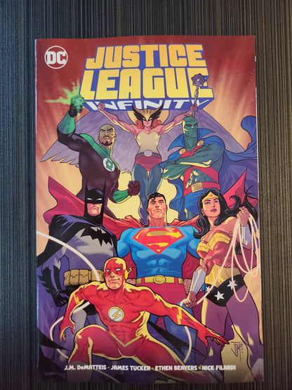 Justice League Infinity trade paperback comic book